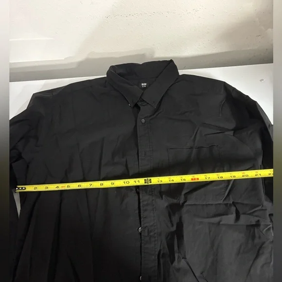 Uniqlo Black Dress Shirt Size XL - Picture 4 of 5